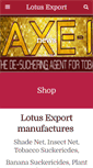 Mobile Screenshot of lotusexport.in